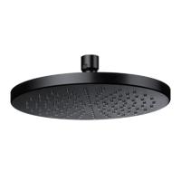 Hoofddouche Hotbath Mate Rond Mat Zwart 30cm