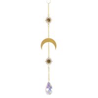 Feng Shui Regenboog Hanger Zon en Maan Goudkleurig (27,5 cm)