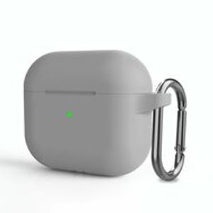 AirPods 3 hoesje - TPU - Slim fit series - Lichtgrijs