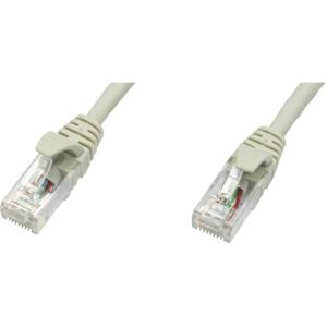 Telegärtner L00003E0003 RJ45 Netwerkkabel, patchkabel CAT 5e U/UTP 5.00 m Grijs Vlambestendig 1 stuk(s)