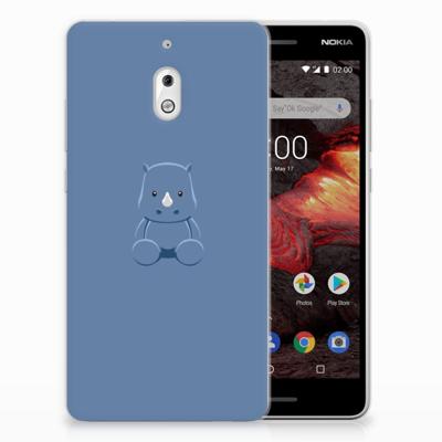Nokia 2.1 (2018) Telefoonhoesje met Naam Baby Rhino