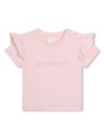 Givenchy Kids t-shirt en coton à volants - Rose - thumbnail