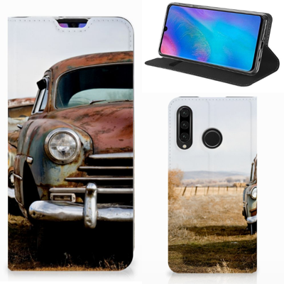 Huawei P30 Lite New Edition Stand Case Vintage Auto Huawei P30 Lite New Edition Stand Case Vintage Auto