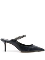 Jimmy Choo mules Bing 65 mm en cuir - Bleu