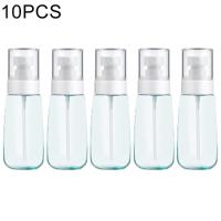 10 stuks Portable hervulbare plastic Fine mist parfum spray fles transparante lege spray sproeier fles 60ml (blauw)