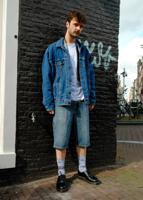 Vintage Baggy Echo Blue size 34 / 14