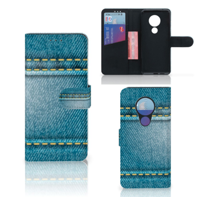 Nokia 7.2 | Nokia 6.2 Wallet Case met Pasjes Jeans