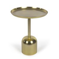 Kave Home Ronde Bijzettafel Adaluz 37cm - Goud - thumbnail