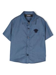 Versace Kids sweat Medusa Head à broderies - Bleu