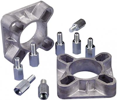 AutoStyle spoorverbreders M12 bouten 116x32mm (4x94 118 mm) set AutoStyle spoorverbreders M12 bouten 116x32mm (4x94 118 mm) set