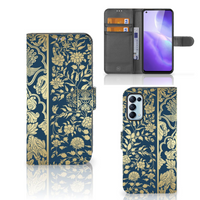 OPPO Find X3 Lite Hoesje Beige Flowers - thumbnail