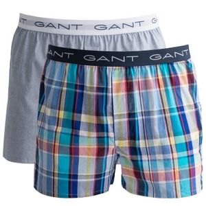 Gant 2 stuks Cotton With Fly Boxer Shorts