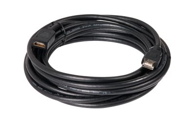 club3D CAC-1320 HDMI-kabel HDMI Verlengkabel HDMI-A-stekker, HDMI-A-bus 5.00 m Zwart 4K UHD