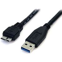 StarTech.com 50 cm zwarte SuperSpeed USB 3.0-kabel A naar micro B M/M - thumbnail