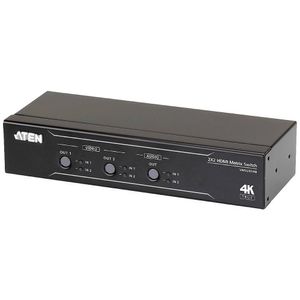 ATEN 2 x 2 True 4K HDMI Matrixswitch met audio de-embedder