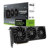 De SFF-Ready Asus Prime GeForce RTX™ 5060 Ti 8 GB GDDR7 OC Edition grafische kaart (PCIe® 5.0, 8 GB GDDR7, HDMI®/DP 2.1, 2.5-sleuf, axial-tech ventilatoren, Dual BIOS)