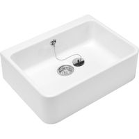 Villeroy en Boch O'novo gootsteen met overloop 60x50x20cm wit 63220001