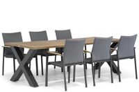 Lifestyle Brandon/Cardiff 240 cm dining tuinset 7-delig - thumbnail