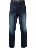 Philipp Plein jean droit Iconic Plein - Bleu - thumbnail