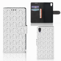 Sony Xperia XA1 Telefoon Hoesje Stripes Dots - thumbnail