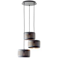 Brilliant Vide hanglamp Tyas zwart Ø 52cm 99801/86 - thumbnail