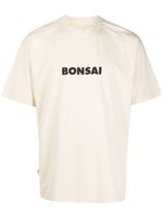 Bonsai t-shirt en coton à logo imprimé - Tons neutres - thumbnail