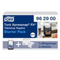 Startpakket Dispenser Tork Xpressnap FitÃƒâ€šÃ‚Â® Tabletop N14 zwart 962900 - thumbnail