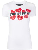 Philipp Plein t-shirt Love Plein - Blanc