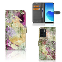 Hoesje OPPO Reno6 5G Letter Painting - thumbnail