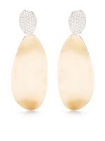 Marco Bicego boucles d'oreilles en or 18ct pavées de diamants