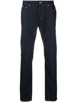 Dolce & Gabbana jean slim DG à logo embossé - Bleu