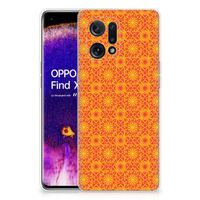 OPPO Find X5 TPU bumper Batik Oranje