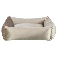 Trixie hondenmand malia hoekig goudzand gerecycled 65x55 cm