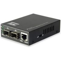 LevelOne GVT-2011 1000Mbit/s Grijs netwerk media converter - thumbnail