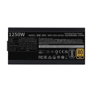 Cooler Master MWE Gold 1250 - V2 ATX 3.0 power supply unit 1250 W 24-pin ATX Zwart