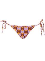 La DoubleJ bas de bikini à bonnets triangles - Orange