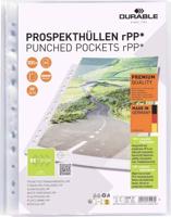 Durable Prospekthülle PREMIUM A4 1 x DIN A4 PP Durchsichtig 268519 100St.