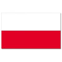 Gevelvlag/vlaggenmast vlag Polen 90 x 150 cm   - - thumbnail