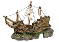 Nobby Aqua Ornaments schip, 33 x 13 x 23 cm