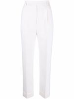 Saint Laurent pantalon de tailleur en laine - Blanc