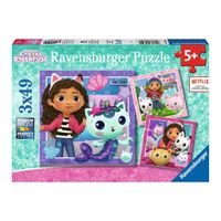 Ravensburger Gabby&apos;s Poppenhuis Legpuzzel 3x49st.