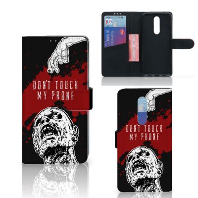 OnePlus 7 Pro Portemonnee Hoesje Zombie Blood OnePlus 7 Pro Portemonnee Hoesje Zombie Blood
