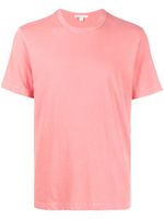 James Perse t-shirt en coton à col rond - Rose