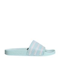 adidas Originals Adilette badslippers mintgroen/wit