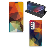 OPPO Find X3 Neo Stand Case Polygon Color - thumbnail