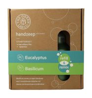 Handzeep premium starterset eucalyptus & basilicum