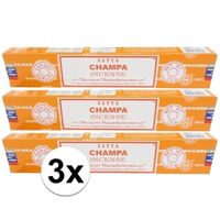 3x Nag Champa wierook Champa 15 gram