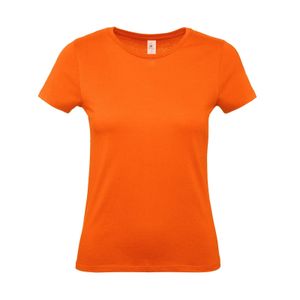 Set van 2x stuks oranje Koningsdag of supporter t-shirts met ronde hals voor dames, maat: M (38)