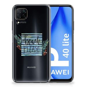 Huawei P40 Lite Telefoonhoesje met Naam Boho Beach