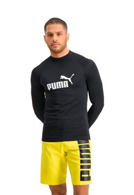 Puma Long Sleeve Rash Guard Heren Zwart-S